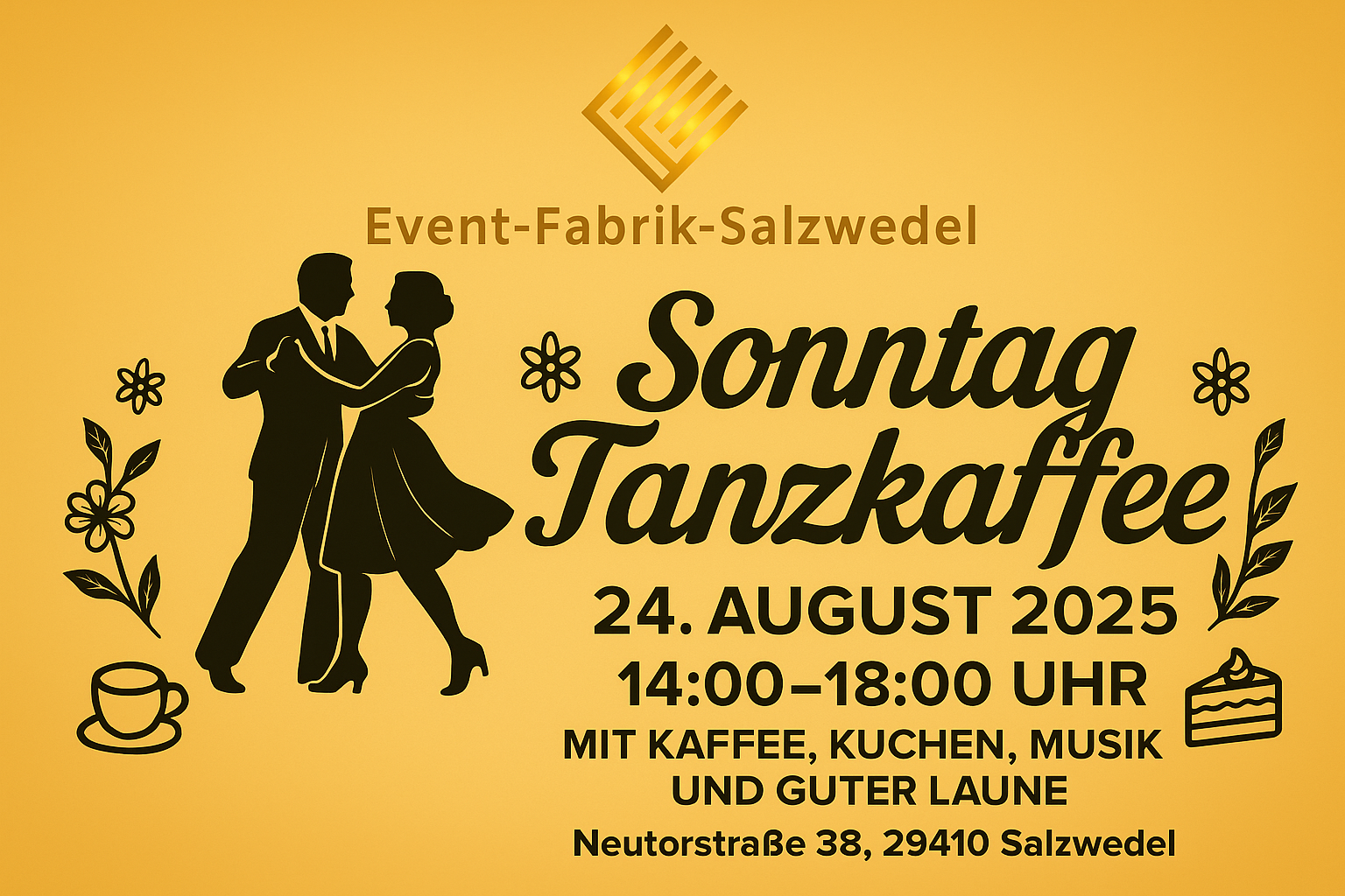 Sonntags Tanzkaffe (das Original) im August
