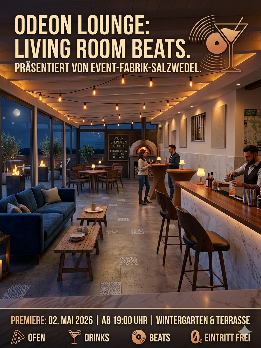 Odeon Lounge Salzwedel präsentiert Living Room Beats
